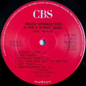 5LP/Caja Bruce Springsteen & The E-Street Band: Live 1975-85