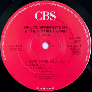 5LP/Caja Bruce Springsteen & The E-Street Band: Live 1975-85