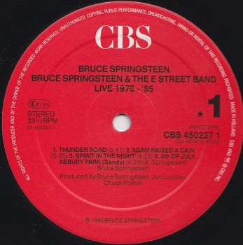 5LP/Caja Bruce Springsteen & The E-Street Band: Live/1975-85