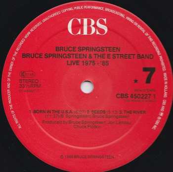 5LP/Caja Bruce Springsteen & The E-Street Band: Live/1975-85