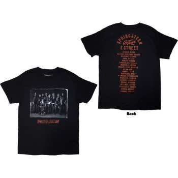 Mercancía Bruce Springsteen: Bruce Springsteen Unisex T-shirt: Tour '24 E-street Photo (black) (back Print & Ex-tour) (small) S
