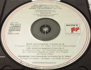 CD The London Symphony Orchestra: Violin Concerto No. 1 / Symphonie Espagnole / Violin Concerto No. 5