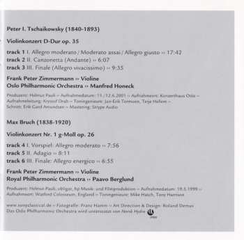 CD Pyotr Ilyich Tchaikovsky: Violinkonzerte