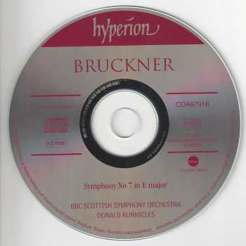 CD Anton Bruckner: Symphony No. 7