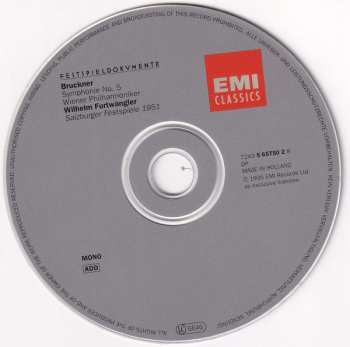 CD Wiener Philharmoniker: Symphonie No. 5