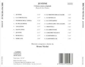CD Bruno Nicolai: Justine (Original Soundtrack)