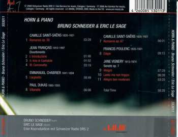 CD Éric Le Sage: Horn & Piano