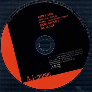 CD Éric Le Sage: Horn & Piano