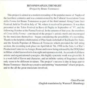 CD Bruno Tommaso: Oltre Napoli, La Notte