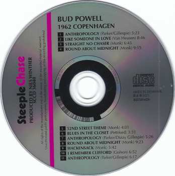CD Bud Powell: 1962 Copenhagen