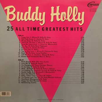 LP Buddy Holly: 25 All Time Greatest Hits