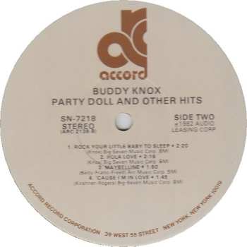LP Buddy Knox: Party Doll And Other Hits