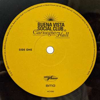 2LP Buena Vista Social Club: Buena Vista Social Club At Carnegie Hall