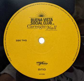 2LP Buena Vista Social Club: Buena Vista Social Club At Carnegie Hall