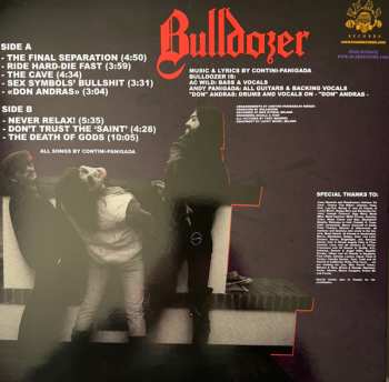 7LP/Caja Bulldozer: Ride Hard Die Fast · The Complete Bulldozer Discography 1984-1990 LTD