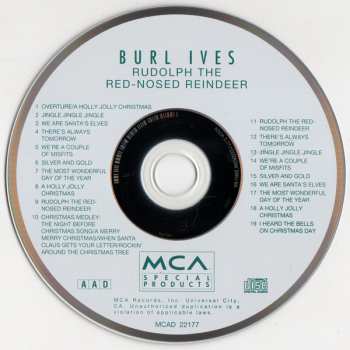 CD Burl Ives: Rudolph The Red-Nosed Reindeer