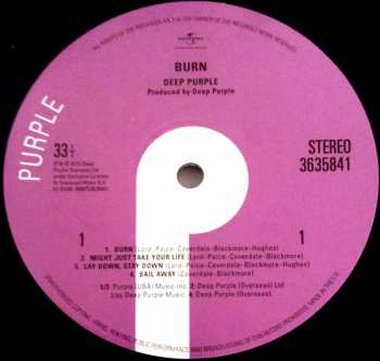 LP Deep Purple: Burn