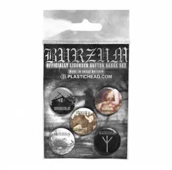 Álbum Burzum: Juego de placas Burzum Button Badge Set 1