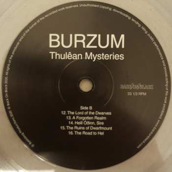 2LP Burzum: Thulêan Mysteries LTD | DLX | CLR