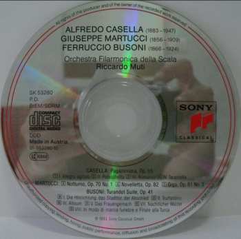 CD Riccardo Muti: Turandot Suite - Paganiniana - Three Pieces