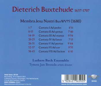 CD Dieterich Buxtehude: Membra Jesu Nostri