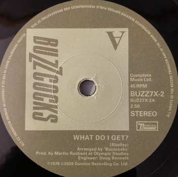 12SP/Caja Buzzcocks: Complete UA Singles 1977-1980 LTD