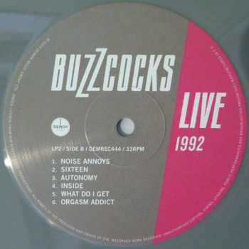 2LP Buzzcocks: Live 1990 & 1992 CLR