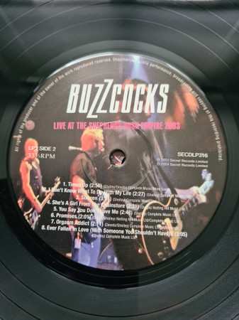 2LP/DVD Buzzcocks: Live At The Shepherds Bush Empire 2003