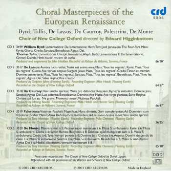 5CD The New College Oxford Choir: Choral Masterpieces Of The European Renaissance