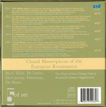 5CD The New College Oxford Choir: Choral Masterpieces Of The European Renaissance