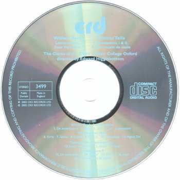 5CD The New College Oxford Choir: Choral Masterpieces Of The European Renaissance