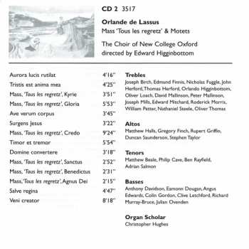 5CD The New College Oxford Choir: Choral Masterpieces Of The European Renaissance