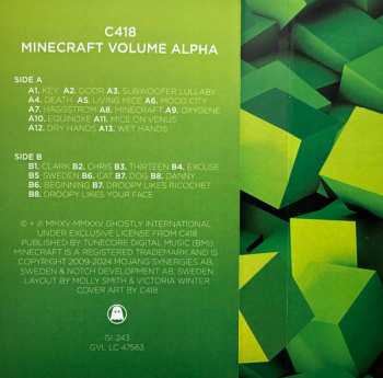 Caja/2MC C418: Minecraft Volume Alpha / Minecraft Volume Beta CLR | LTD