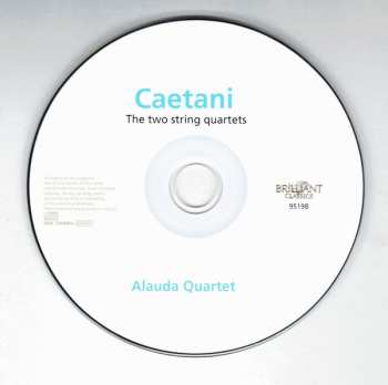 CD Roffredo Caetani: The Two String Quartets