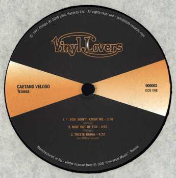 LP Caetano Veloso: Transa