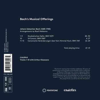 SACD Calefax Reed Quintet: Bach's Musical Offerings DIGI