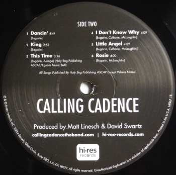 LP Calling Cadence: Calling Cadence
