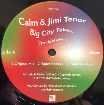 LP Jimi Tenor: Big City Takes EP