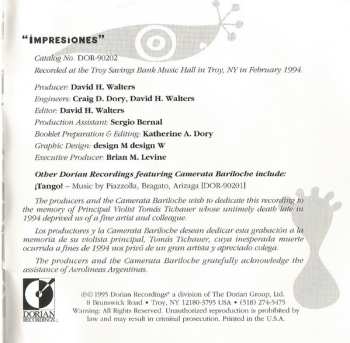 CD Camerata Bariloche: Impresiones