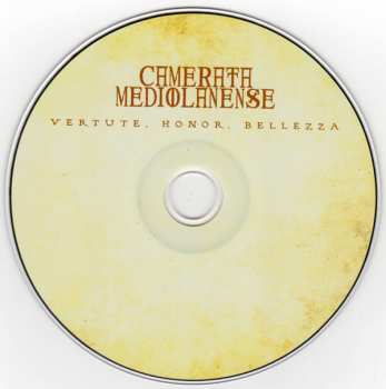 CD Camerata Mediolanense: Vertute, Honor, Bellezza