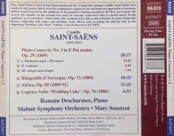 CD Camille Saint-Saëns: Piano Concerto No. 3; Africa; Rhapsodie D'Auvergne; Wedding Cake Waltz