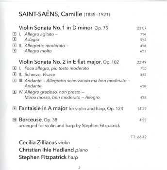 SACD Camille Saint-Saëns: Sonates Pour Violon Et Piano