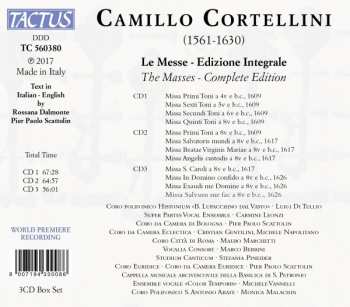 3CD/Caja Camillo Cortellini: Le Messe - Edizione Integrale