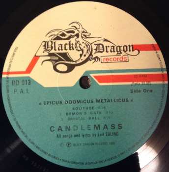 LP Candlemass: Epicus Doomicus Metallicus