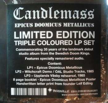3LP/Caja Candlemass: Epicus Doomicus Metallicus LTD | DLX | CLR