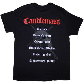Mercancía Candlemass: Candlemass Unisex T-shirt: Epicus Doomicus Metallicus (black) (back Print) (small) S