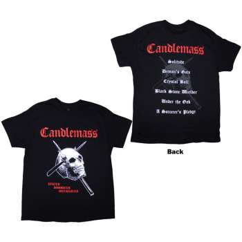 Mercancía Candlemass: Candlemass Unisex T-shirt: Epicus Doomicus Metallicus (black) (back Print) (small) S
