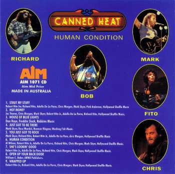 CD Canned Heat: Human Condition