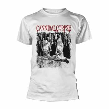 Merch Cannibal Corpse: Camiseta Butchered At Birth (white)