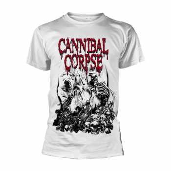 Merch Cannibal Corpse: Camiseta Pile Of Skulls (white)